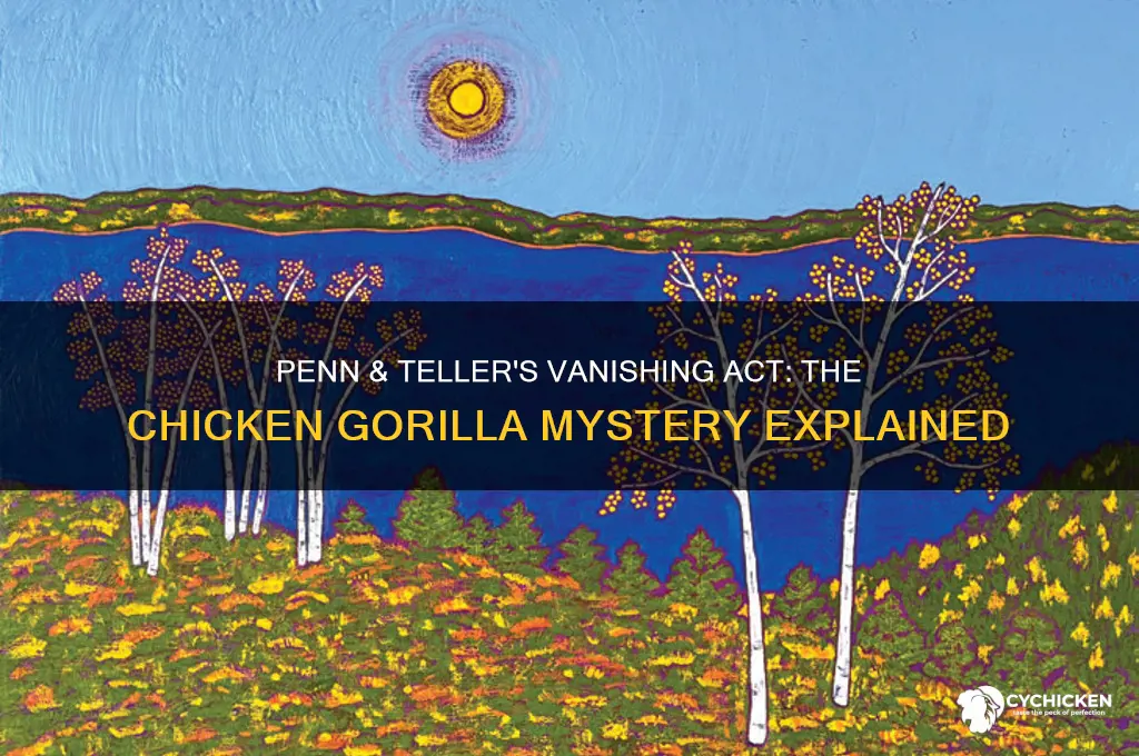 how penn and teller disappear chicken gorilla