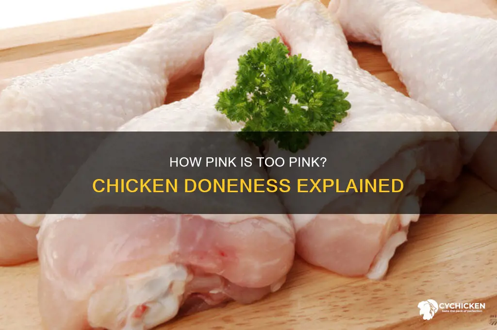 how pink does chicken have to be