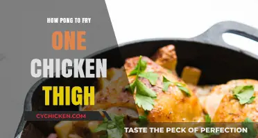 Perfectly Crispy Chicken Thighs: Mastering the Art of Frying in Pong