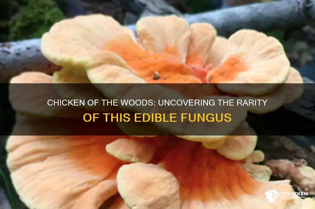 how rare is chicken of the woods