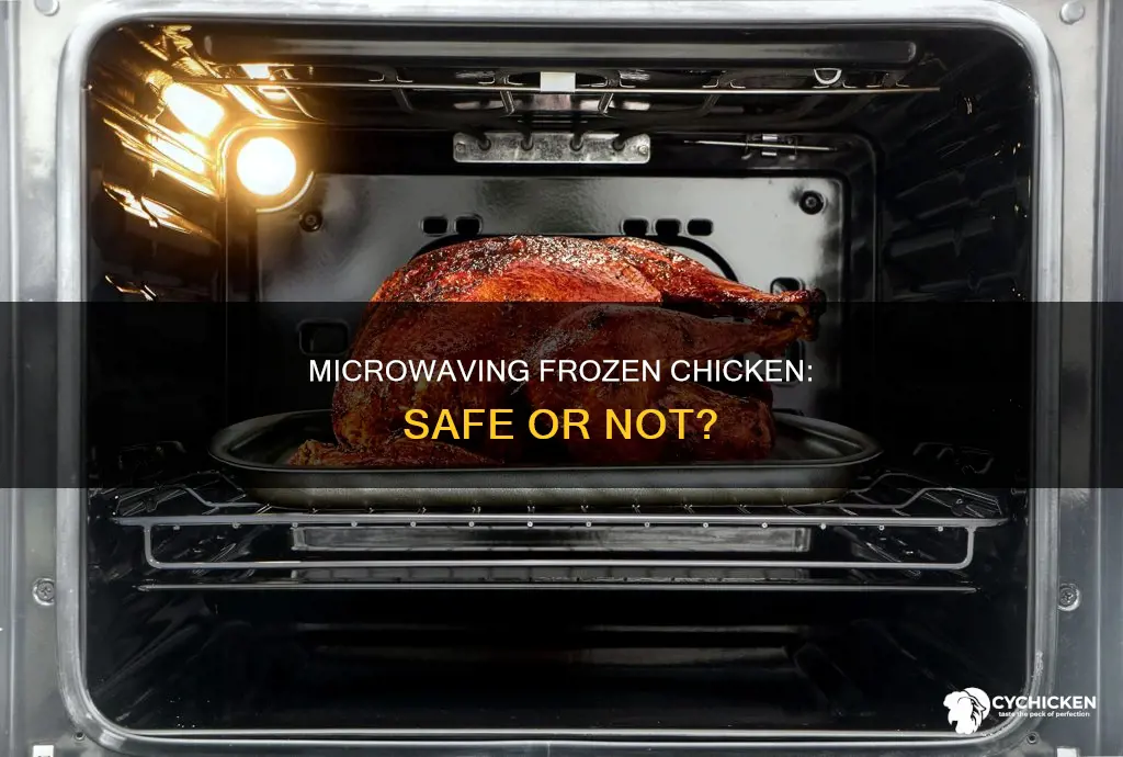 how safe is it to defrost chicken in the microwave