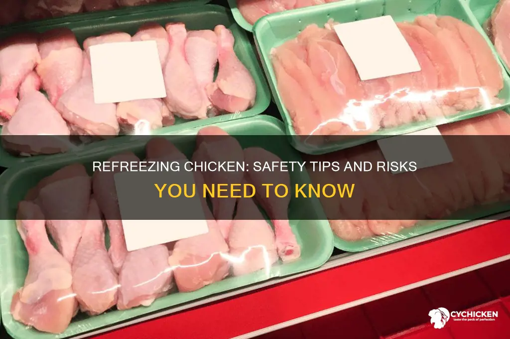 how safe is it to refreeze chicken