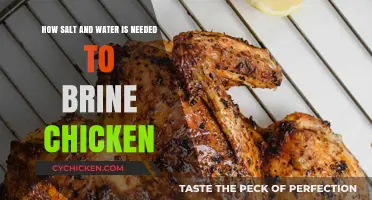 Brining Chicken: Salt and Water Balance