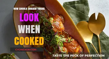 Perfectly Cooked Chicken Thighs: Color, Texture, and Juiciness Guide