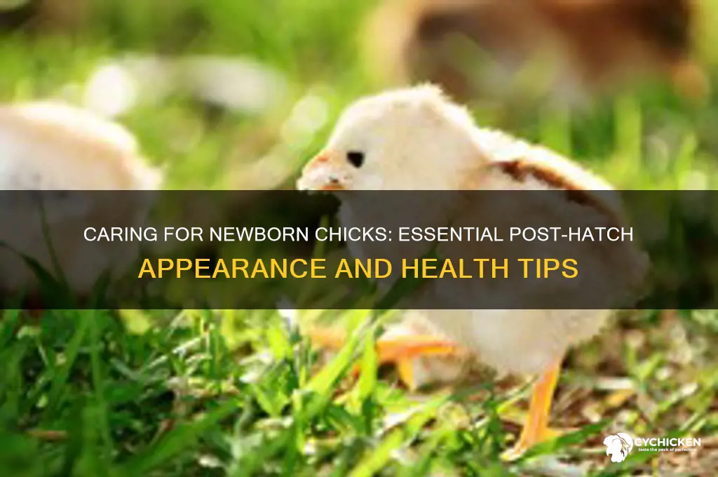 how should chicks look after they hatch