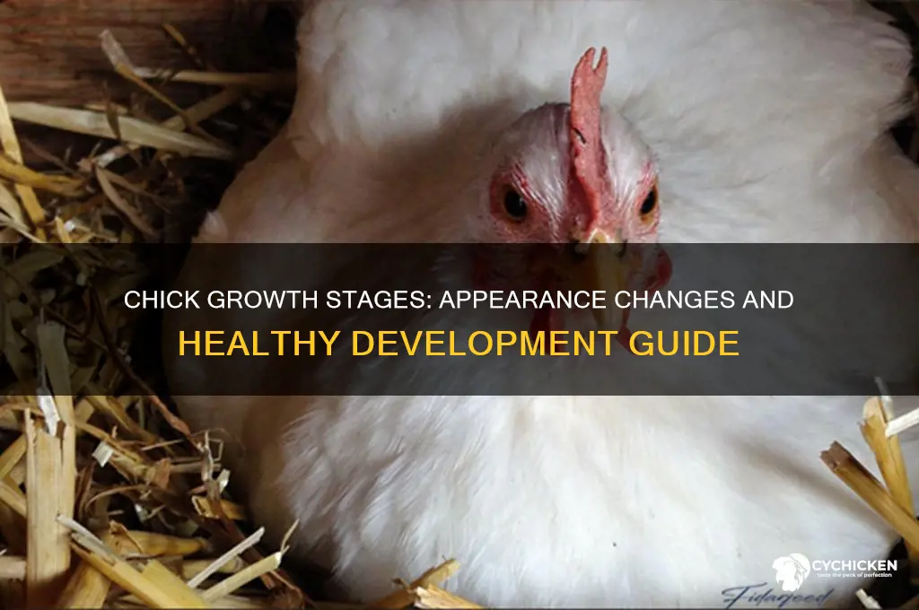 how should chicks look as they grow