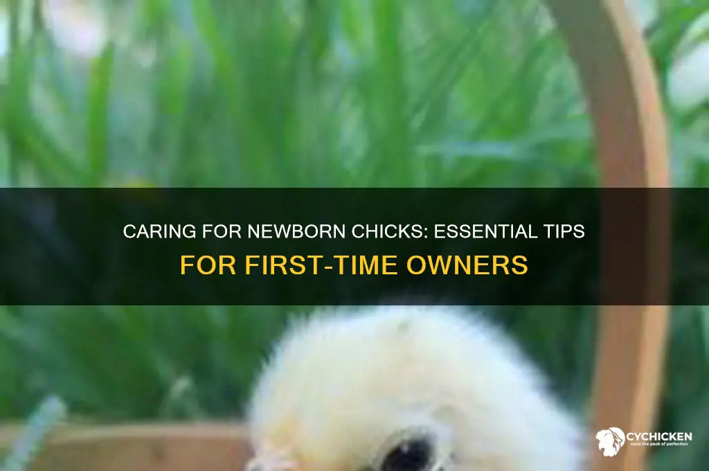 how should i care for my newborn chicks