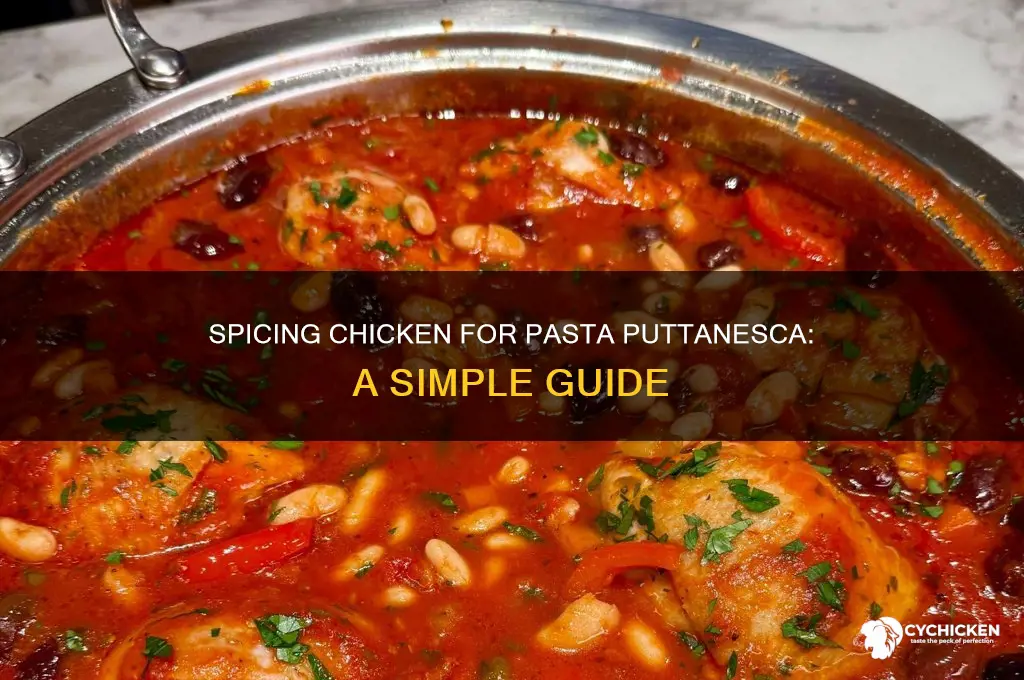 how should i season chicken for pasta puttanesca