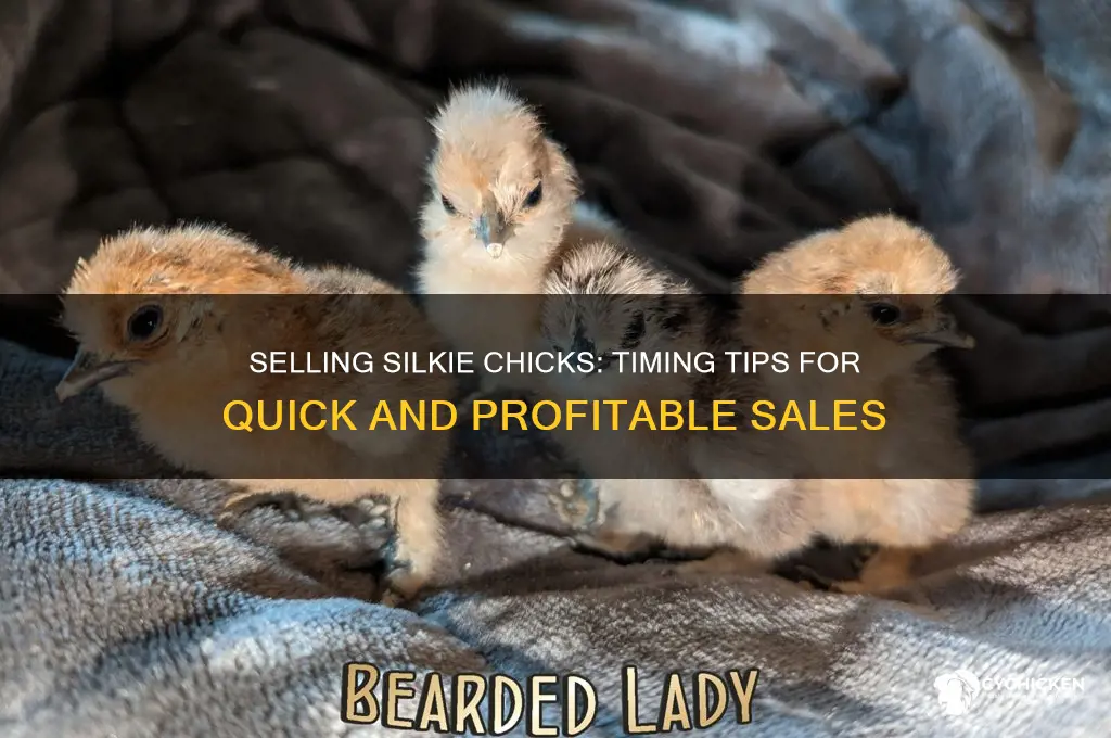 how soon do you sell silkie chicks