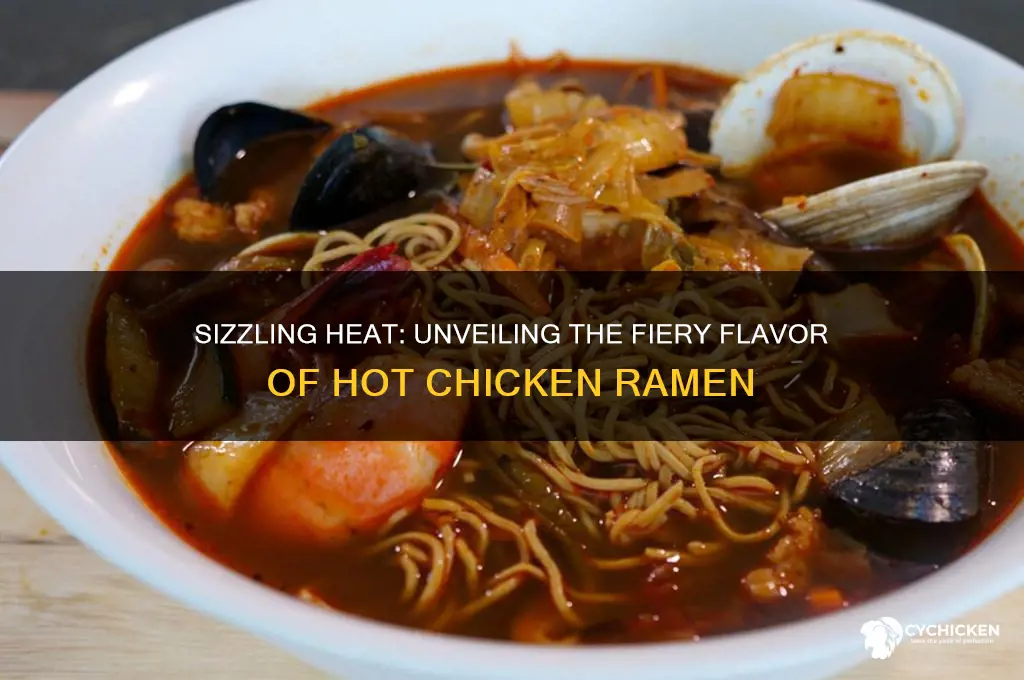 how spicy are flavored hot chicken ramen