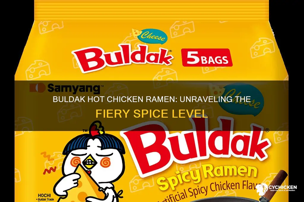 how spicy is buldak hot chicken ramen