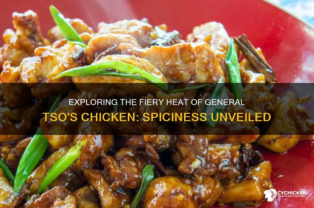 how spicy is general tso