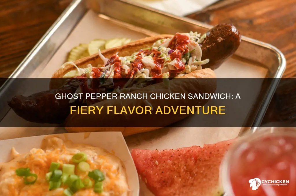 how spicy is ghost pepper ranch chicken sandwich