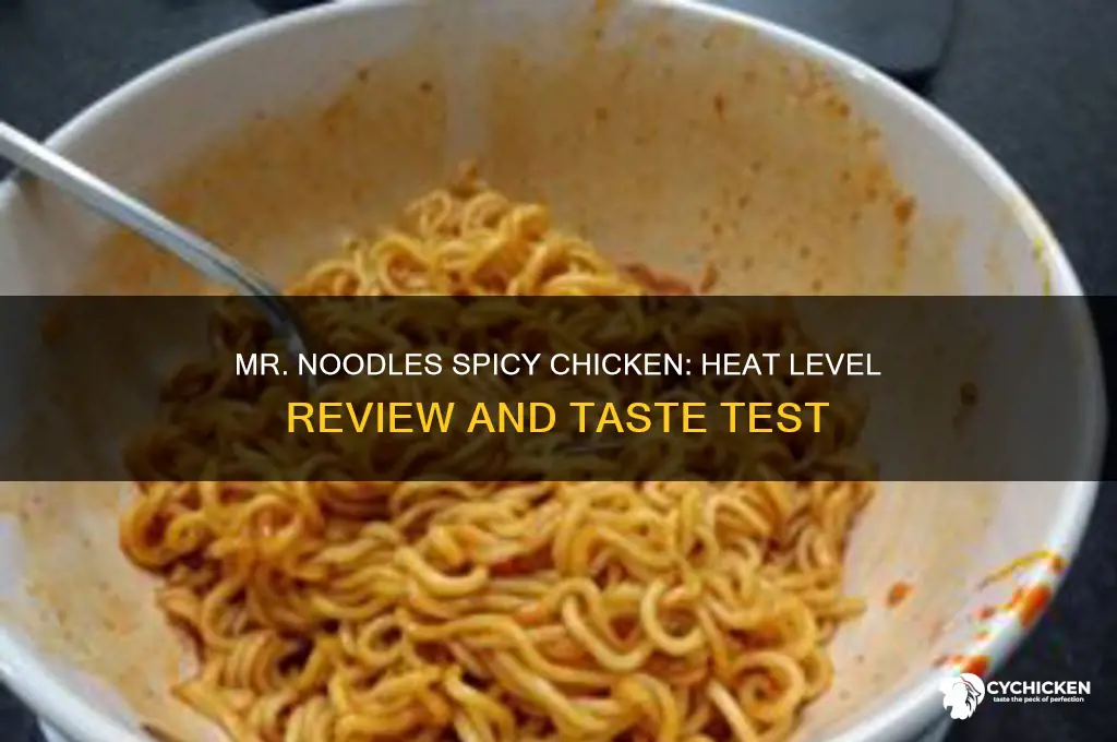 how spicy is mr noodles spicy chicken