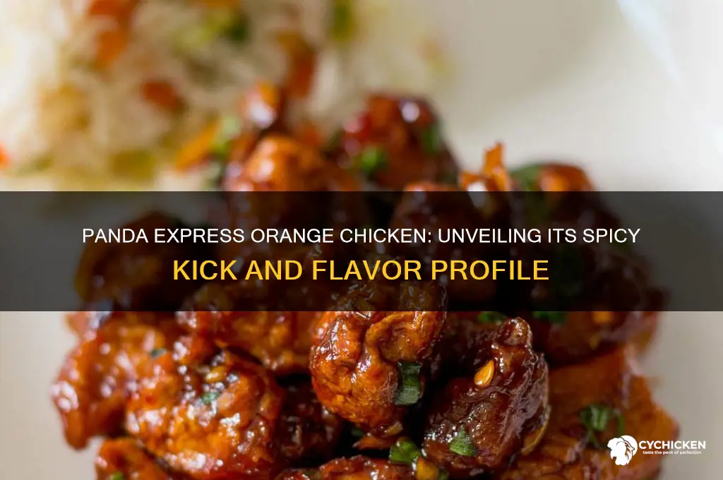 how spicy is panda express orange chicken