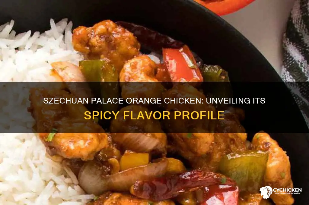 how spicy is szechuan palace orange chicken