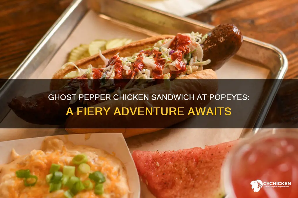 how spicy is the ghost pepper chicken sandwich at popeyes
