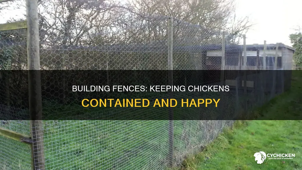 how tall a fence to keep a chicken out
