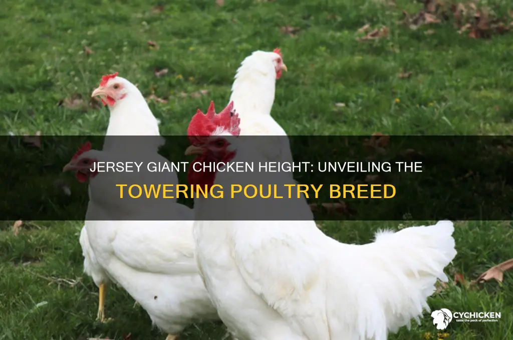 how tall is a jersey giant chicken