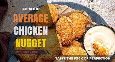 Unveiling the Surprising Height of Your Favorite Chicken Nuggets
