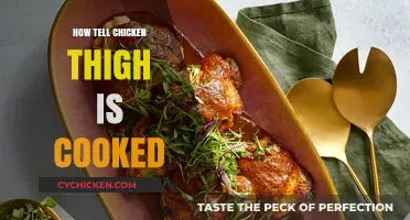 Perfectly Cooked Chicken Thighs: Signs to Look For and Tips