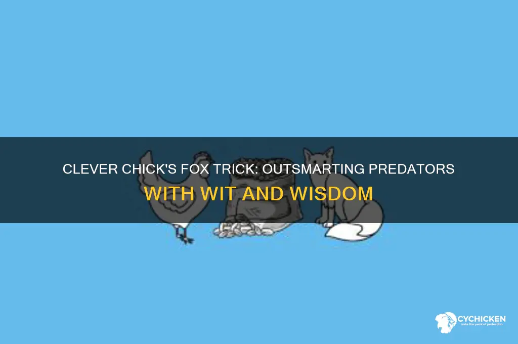 how the chick tricked the fox level