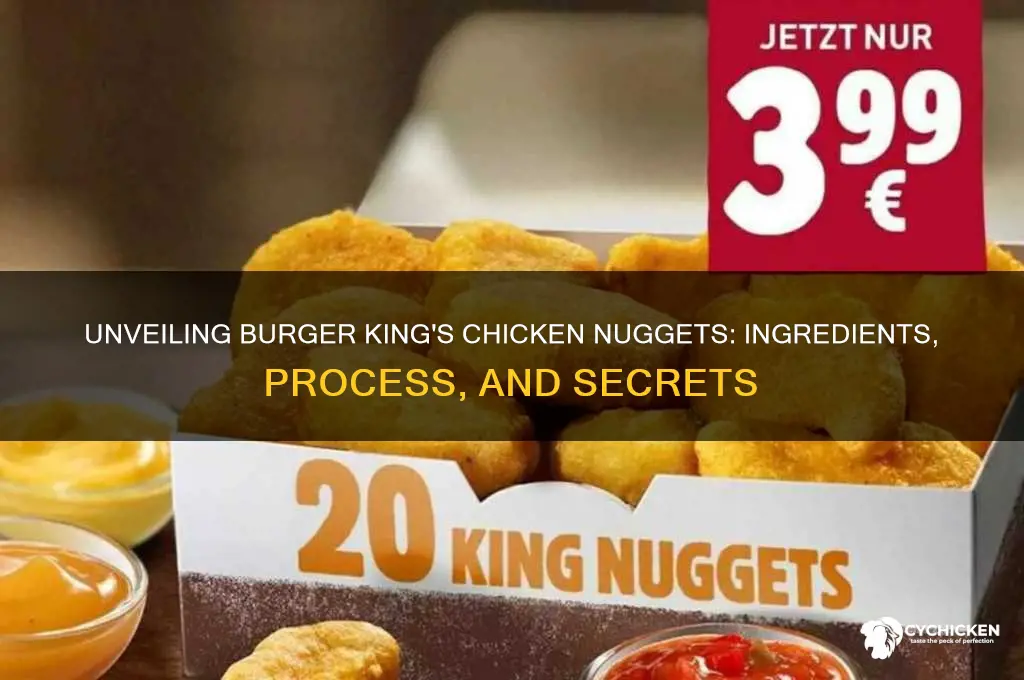 how they make burger king chicken nuggets