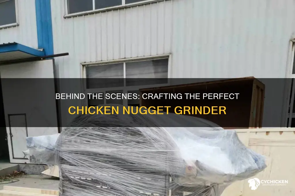 how they make chicken nuggets grinder