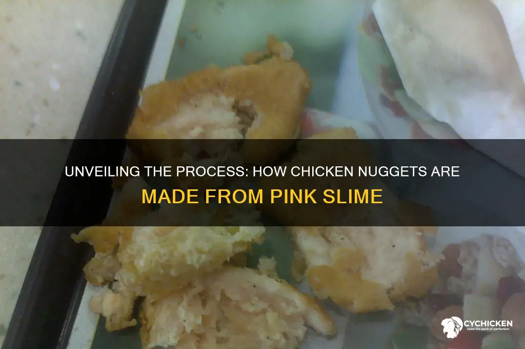 how they make chicken nuggets pink slime