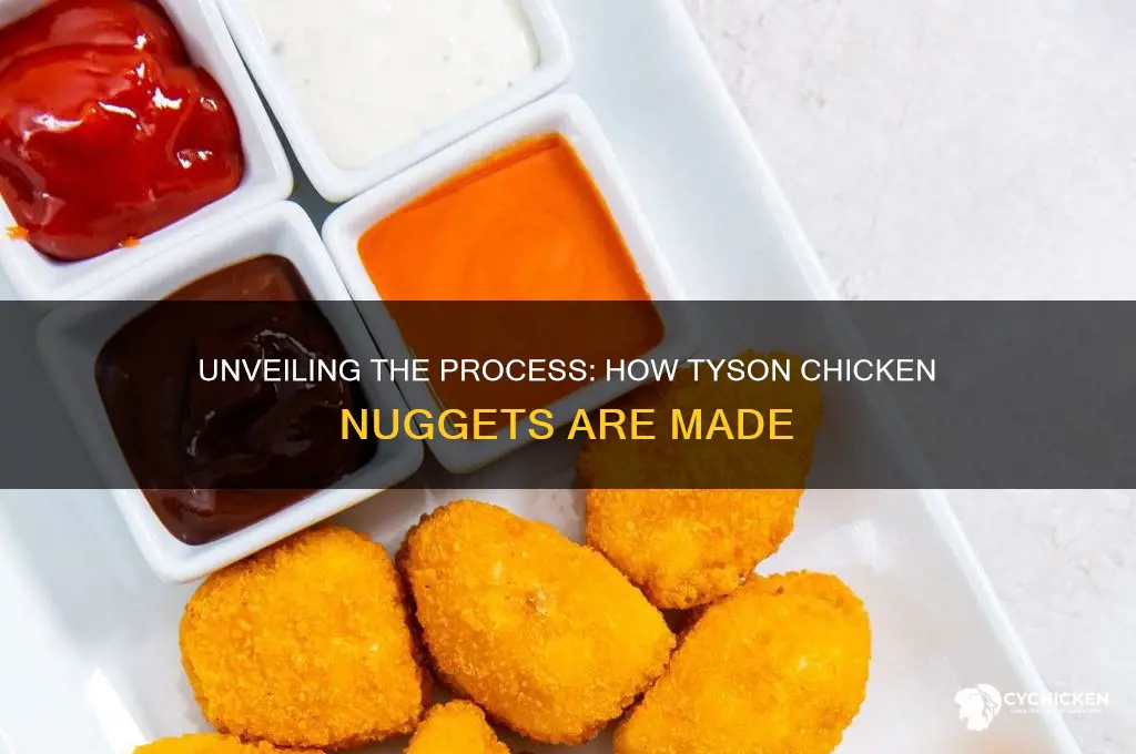 how they make tyson chicken nuggets