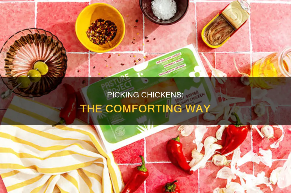 how they pick up chicken in a comfiment