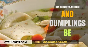Perfect Chicken and Dumplings: Ideal Dumpling Thickness for Fluffy Results
