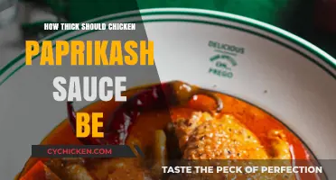 Perfect Chicken Paprikash Sauce: Ideal Thickness and Texture Tips