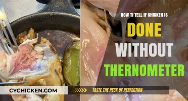 Check Chicken Doneness: No Thermometer, No Problem