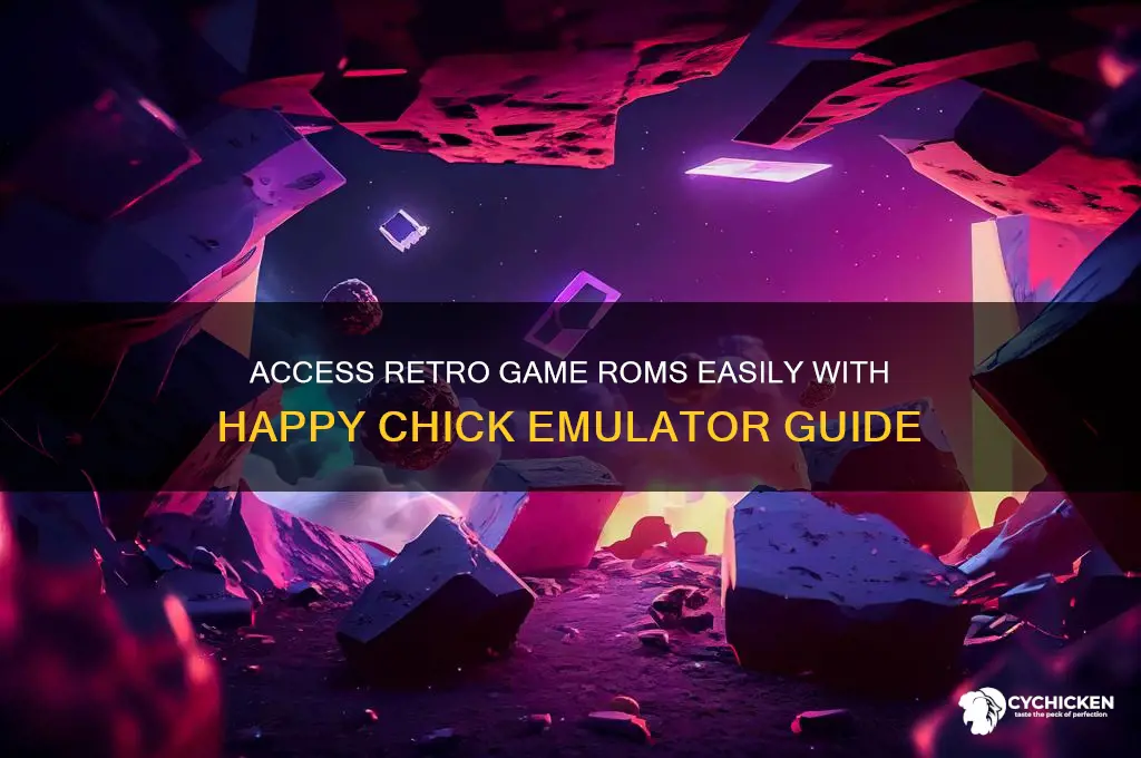how to acces roms with happy chick