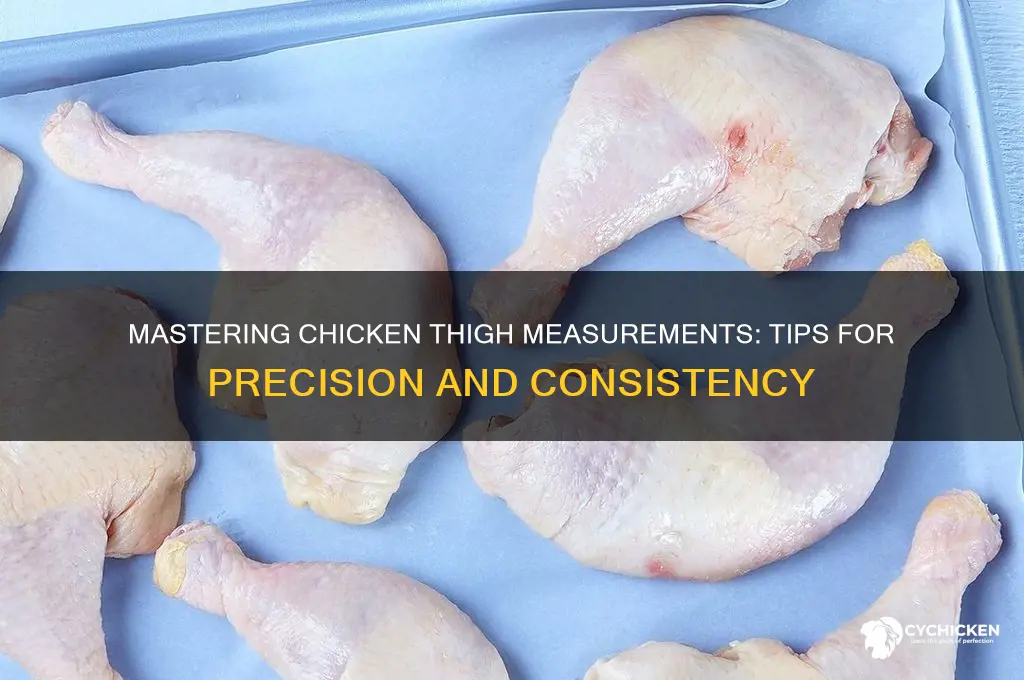 how to accurately measure chicken thighs