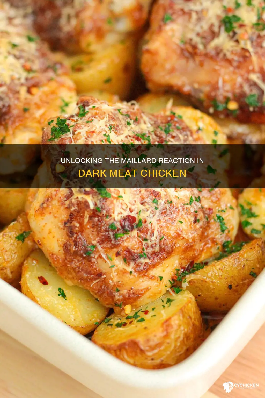 how to achieve maillard reaction in dark meat chicken