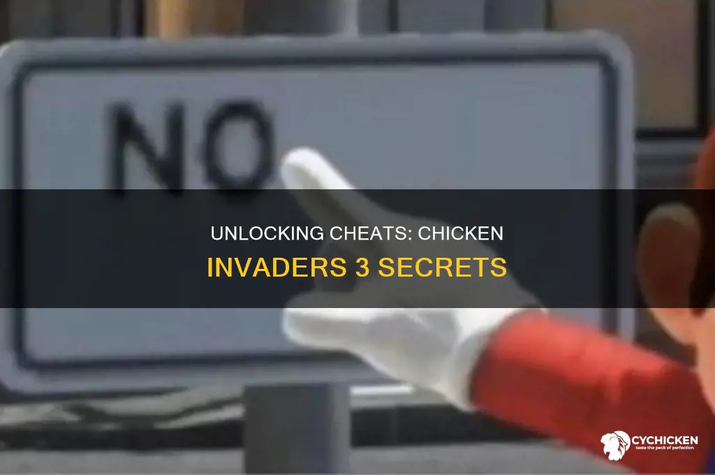 how to activate cheats in chicken invaders 3