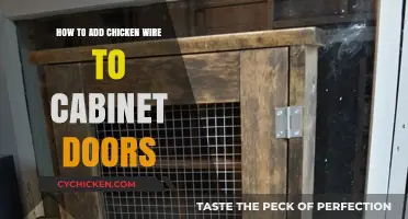 Enhancing Cabinet Doors with Chicken Wire