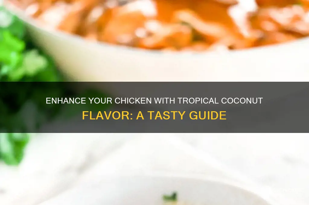 how to add coconult flavor to chicken