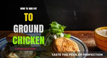 Enhance Ground Chicken: Simple Tips for Adding Healthy Fats