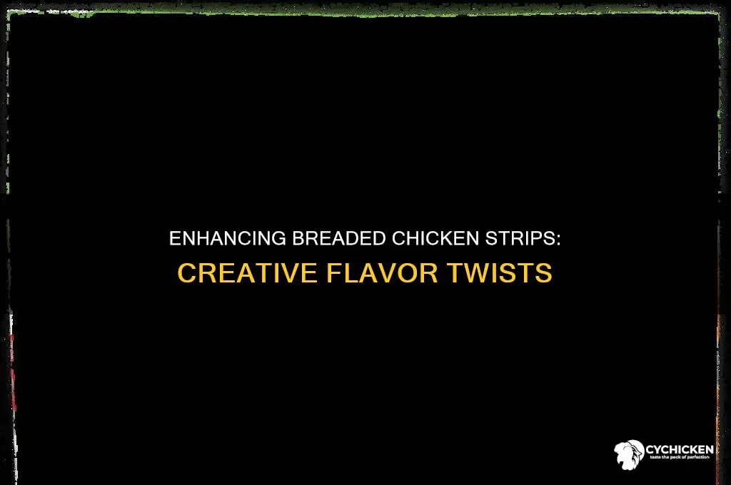 how to add flavor to breaded chicken strips