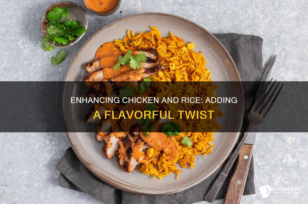 how to add flavor to chicken and rice