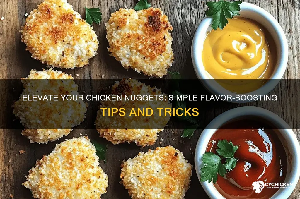 how to add flavor to chicken nuggets