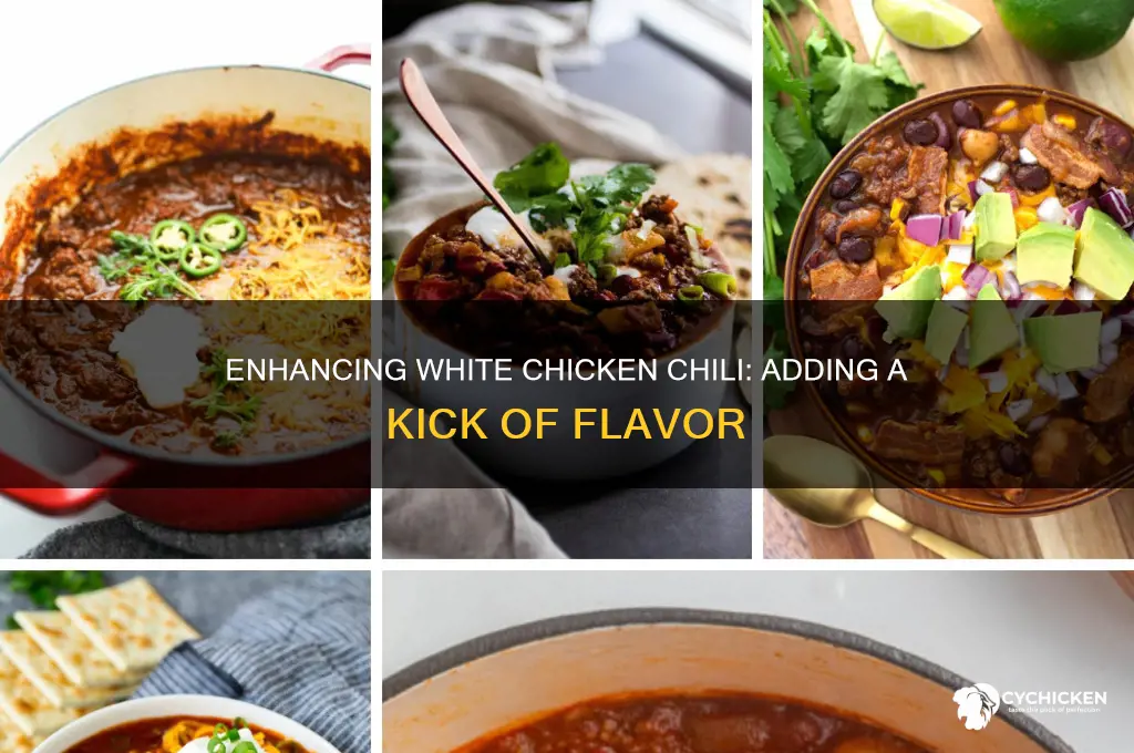 how to add flavor to white chicken chili