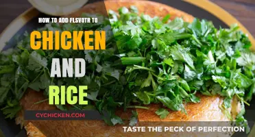 Enhance Chicken and Rice with Flavourful Flair