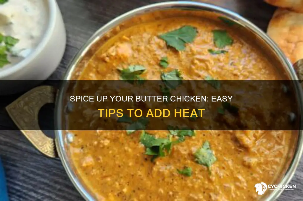 how to add heat to butter chicken