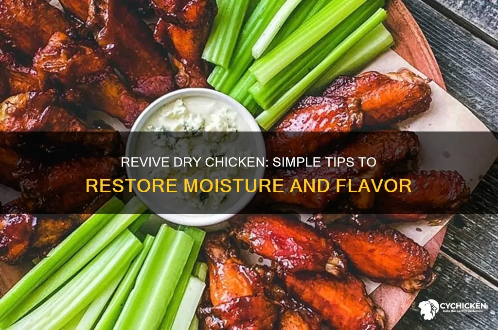 how to add moisture back into chicken