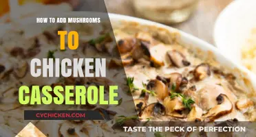 Enhance Your Chicken Casserole with Savory Mushroom Additions