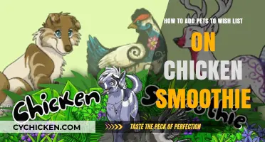 Chicken Smoothie: Adding Pets to Your Wish List